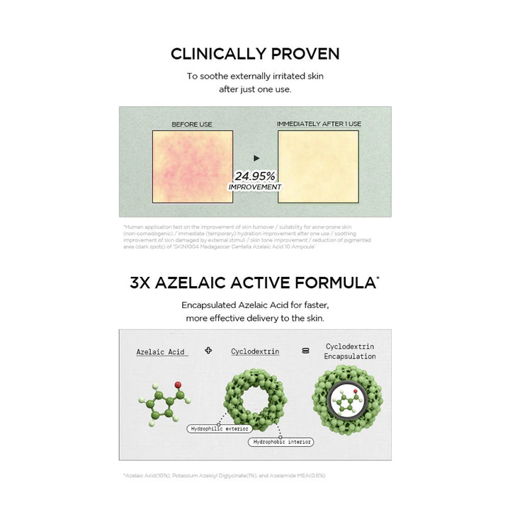 SKIN1004 Azelaic Acid 10 Ampoule - Peaches&Creme Shop Korean Skincare Malta