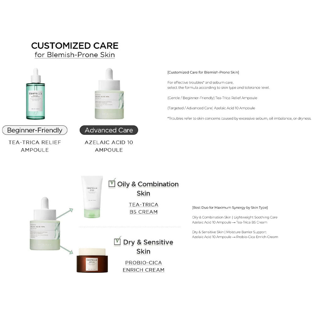 SKIN1004 Azelaic Acid 10 Ampoule - Peaches&Creme Shop Korean Skincare Malta