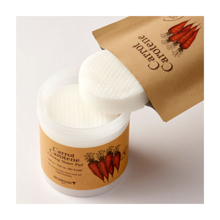 SKINFOOD Carrot Carotene Calming Water Pad REFILL- Peaches&Creme Shop Korean Skincare Malta