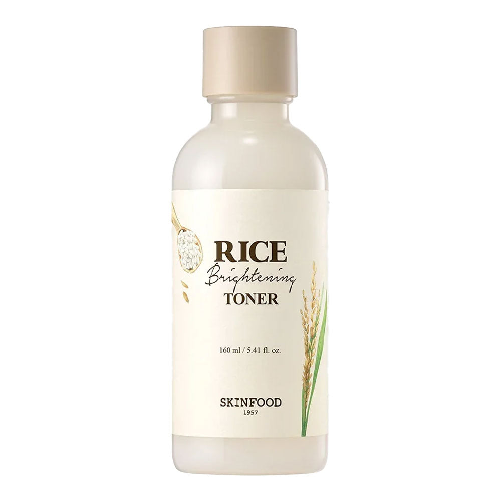 SKINFOOD Rice Brightening Toner - Peaches&Creme Shop Korean Skincare Malta