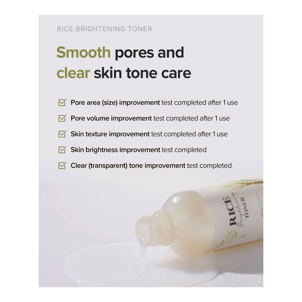 SKINFOOD Rice Brightening Toner - Peaches&Creme Shop Korean Skincare Malta