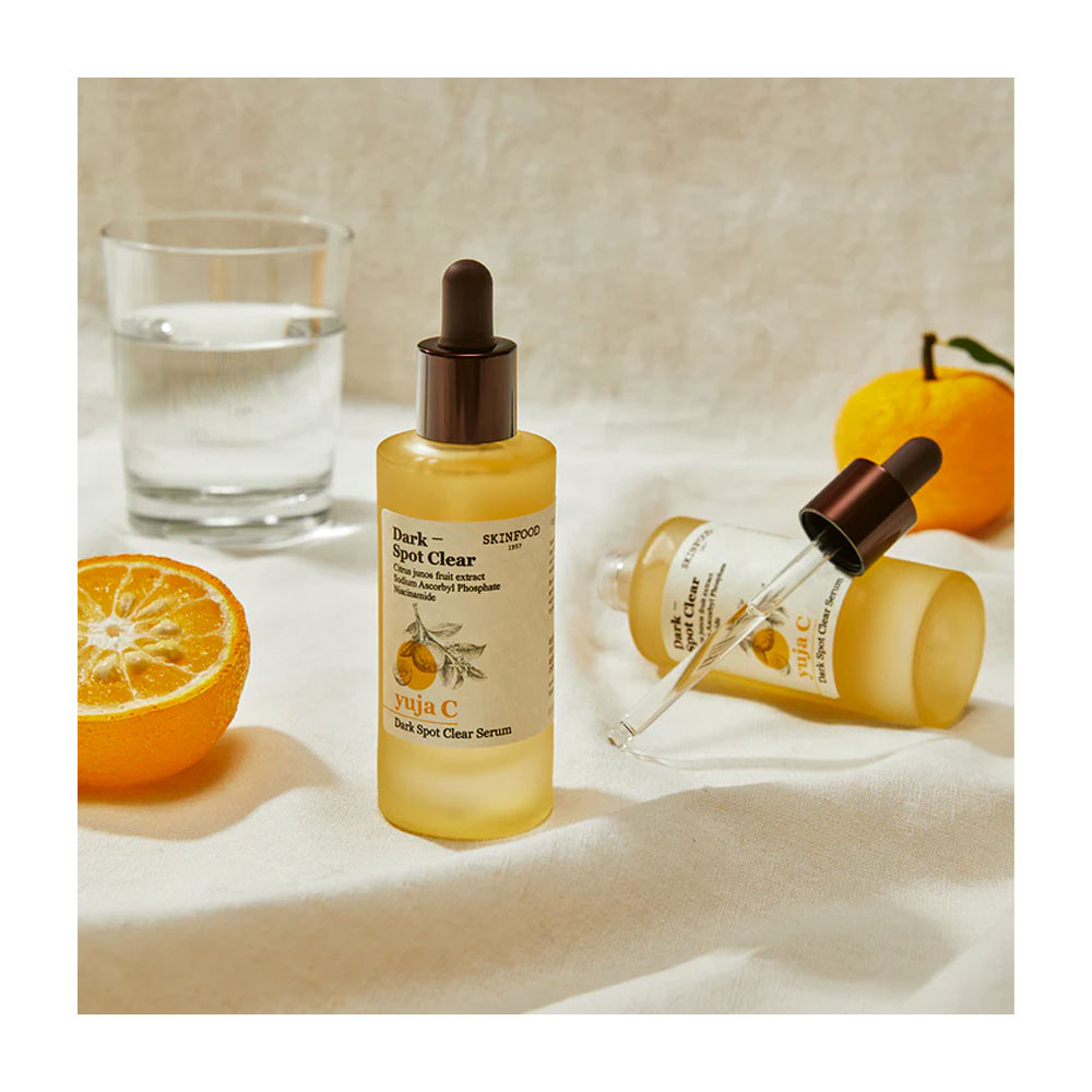 SKINFOOD Yuja C Dark Spot Clear Serum - Peaches&Creme Shop Korean Skincare Malta