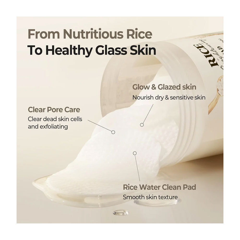 SKINFOOD Rice Brightening Pad - Peaches&Creme Shop Korean Skincare Malta