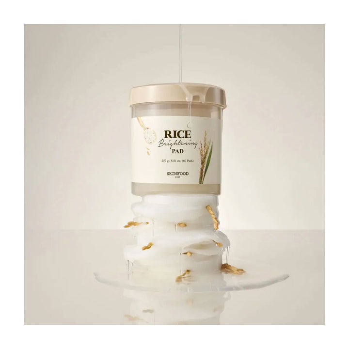 SKINFOOD Rice Brightening Pad - Peaches&Creme Shop Korean Skincare Malta