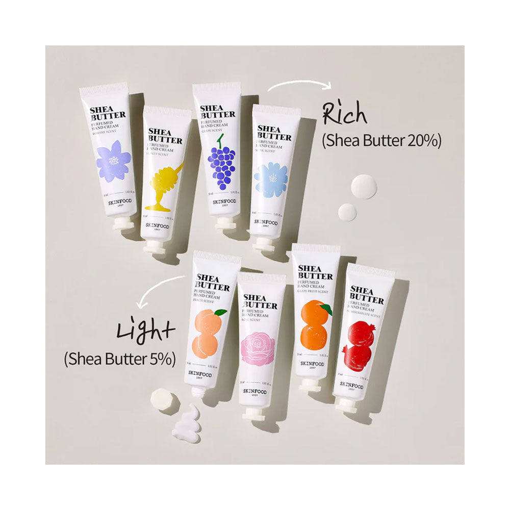 SKINFOOD Shea Butter Perfumed Hand Cream - Peaches&Creme Shop Korean Skincare Malta