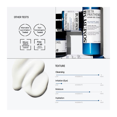 SOME BY MI Beta Panthenol Repair  Gel Cleanser - Peaches&Creme Shop Korean Skincare Malta