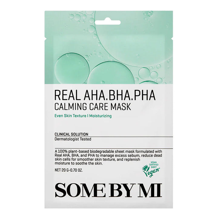 SOME BY MI Real AHA-BHA-PHA Calming Care Mask - Peaches&Creme Shop Korean Skincare Malta