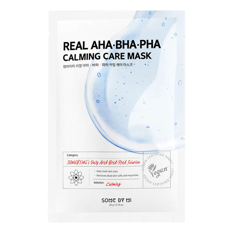 SOME BY MI Real AHA-BHA-PHA Calming Care Mask - Peaches&Creme Shop Korean Skincare Malta
