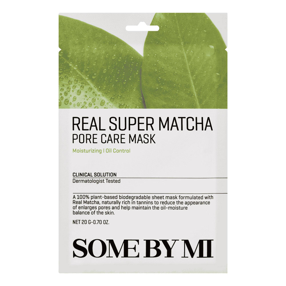 SOME BY MI Real Super Matcha Pore Care Mask - Peaches&Creme Shop Korean Skincare Malta