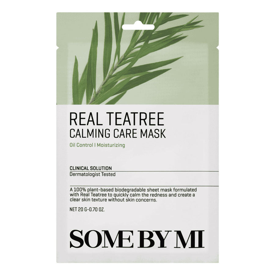 SOME BY MI Real Teatree Calming Care Mask - Peaches&Creme Shop Korean Skincare Malta