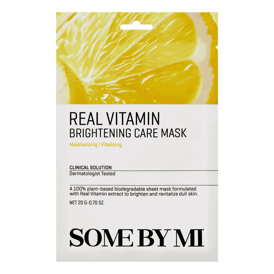 SOME BY MI Real Vitamin Brightening Care Mask - Peaches&Creme Shop Korean Skincare Malta