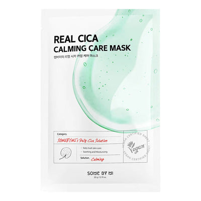SOME BY MI Real Cica Calming Care Mask - Peaches&Creme Shop Korean Skincare Malta