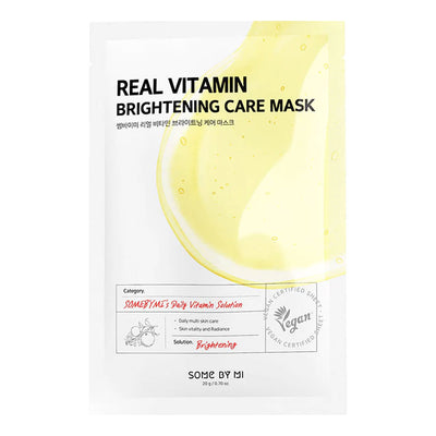 SOME BY MI Real Vitamin Brightening Care Mask - Peaches&Creme Shop Korean Skincare Malta