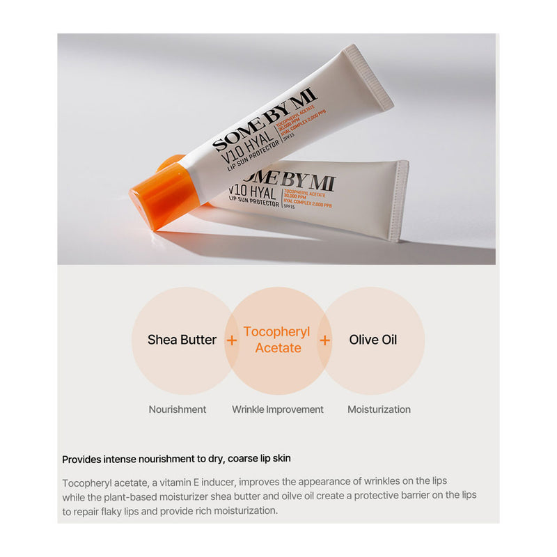 SOME BY MI V10 Hyal Lip Sun Protector - Peaches&Creme Korean Skincare Malta
