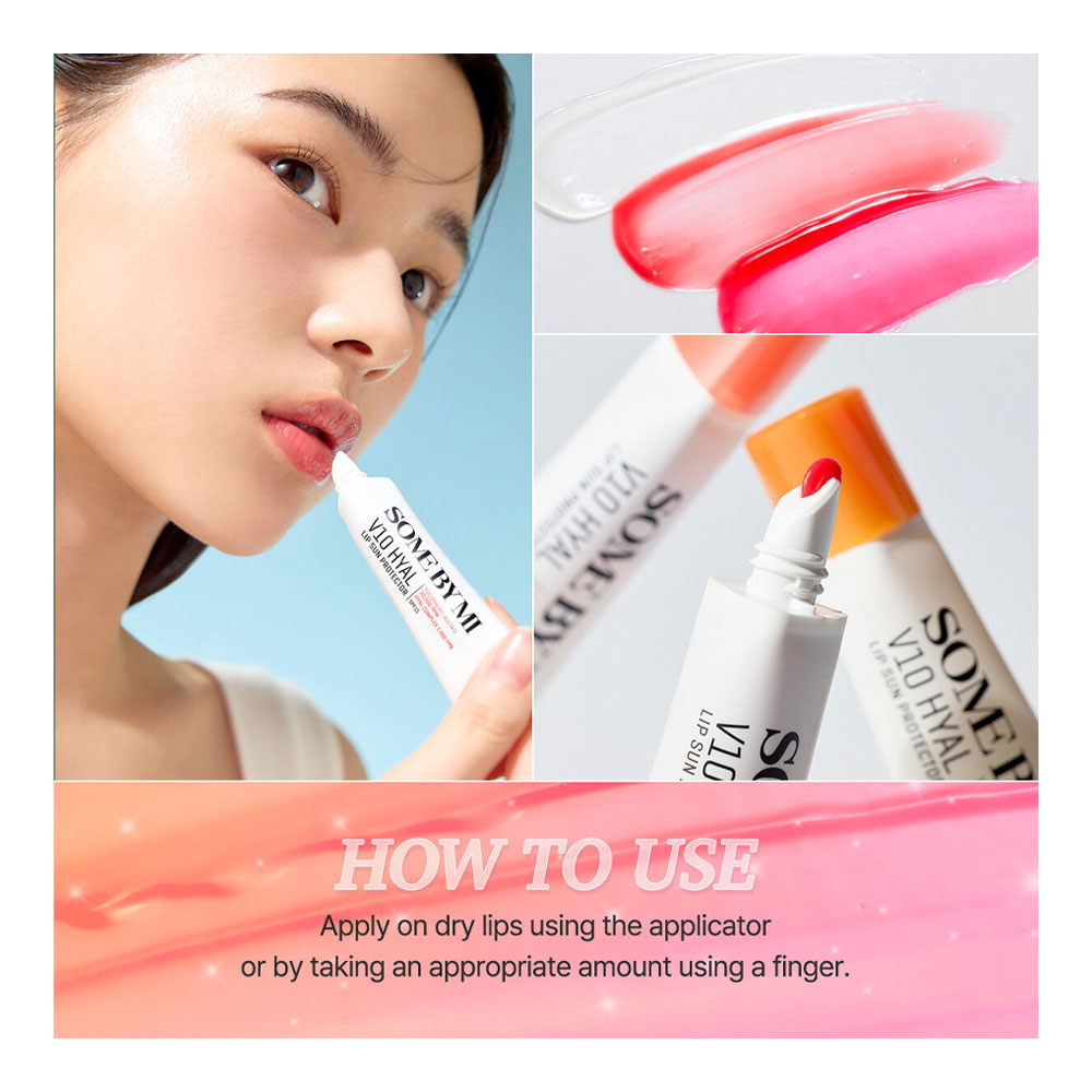 SOME BY MI V10 Hyal Lip Sun Protector - Peaches&Creme Shop Korean Skincare Malta