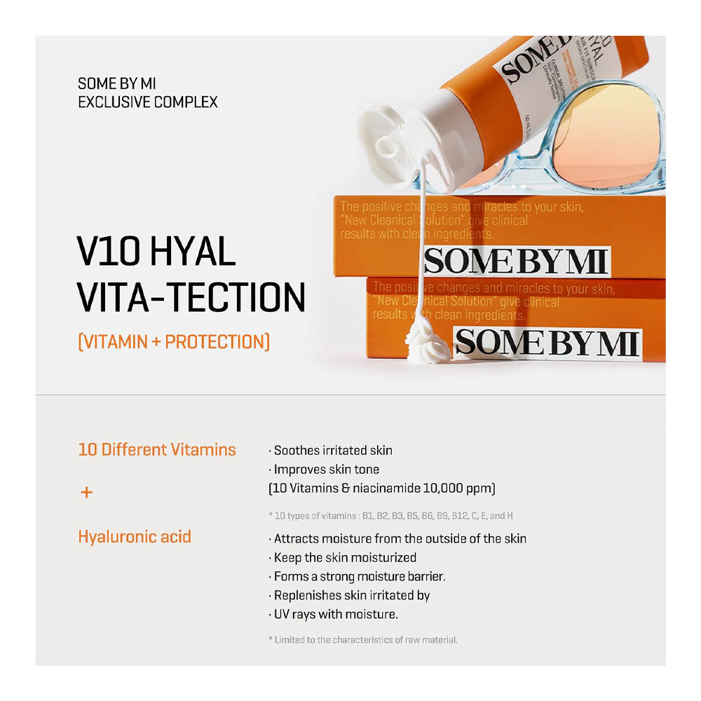 SOME BY MI V10 Hyal Air Fit Sunscreen - Peaches&Creme Shop Korean Skincare Malta