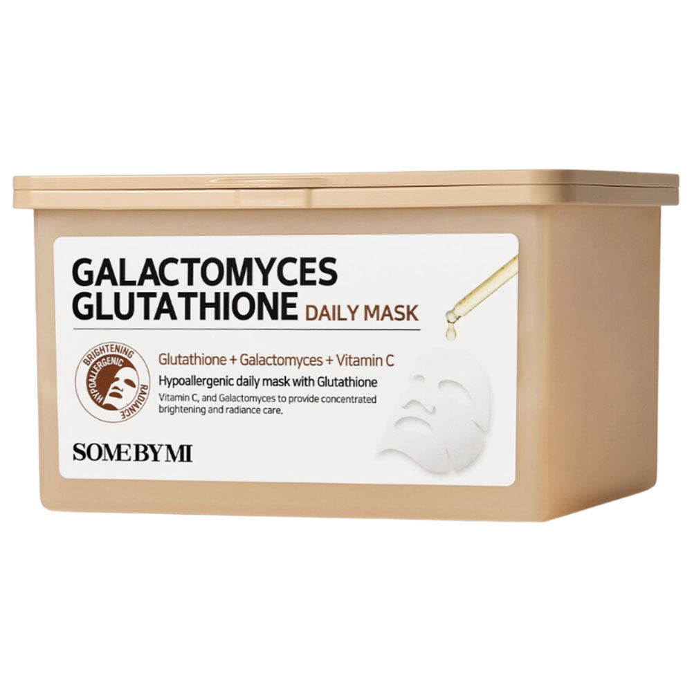 Some By Mi Galactomyces Glutathione Daily Mask - Peaches&Creme Shop Korean Skincare Malta