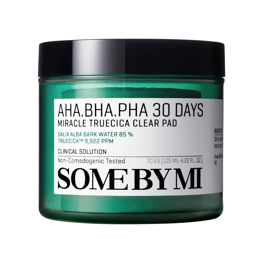 SOME BY MI AHA BHA PHA 30 days Miracle Truecica Clear Pad - Peaches&Creme Shop Korean Skincare Malta