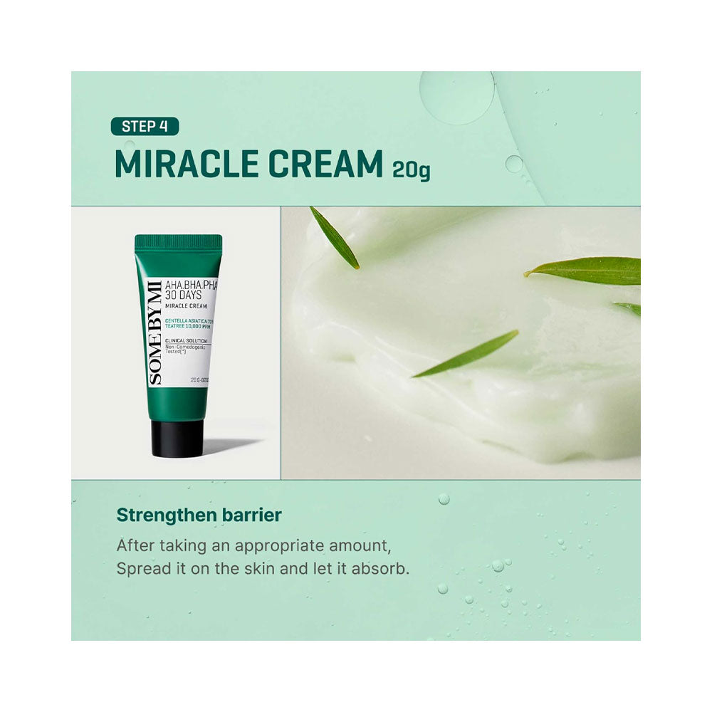 SOME BY MI AHA BHA PHA 30 Days Miracle AC SOS Kit - Peaches&Creme Shop Korean Skincare Malta