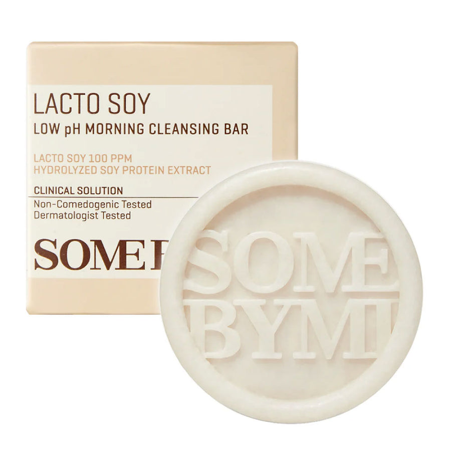 SOME BY MI Lacto Soy Weakly Acidic Morning Cleansing Bar - Peaches&Creme Shop Korean Skincare Malta