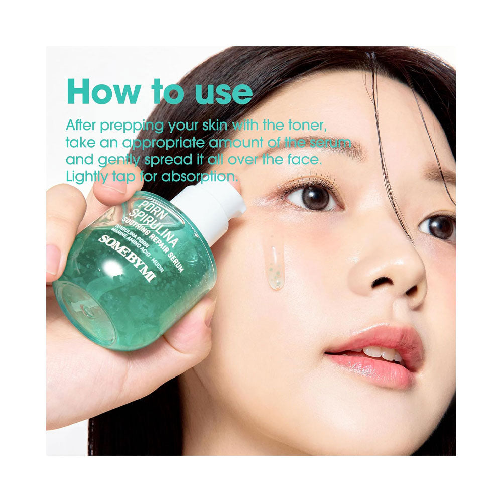 SOME BY MI PDRN Spirulina Soothing Repair Serum - Peaches&Creme Shop Korean Skincare Malta