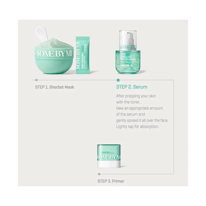 SOME BY MI PDRN Spirulina Soothing Repair Serum - Peaches&Creme Shop Korean Skincare Malta