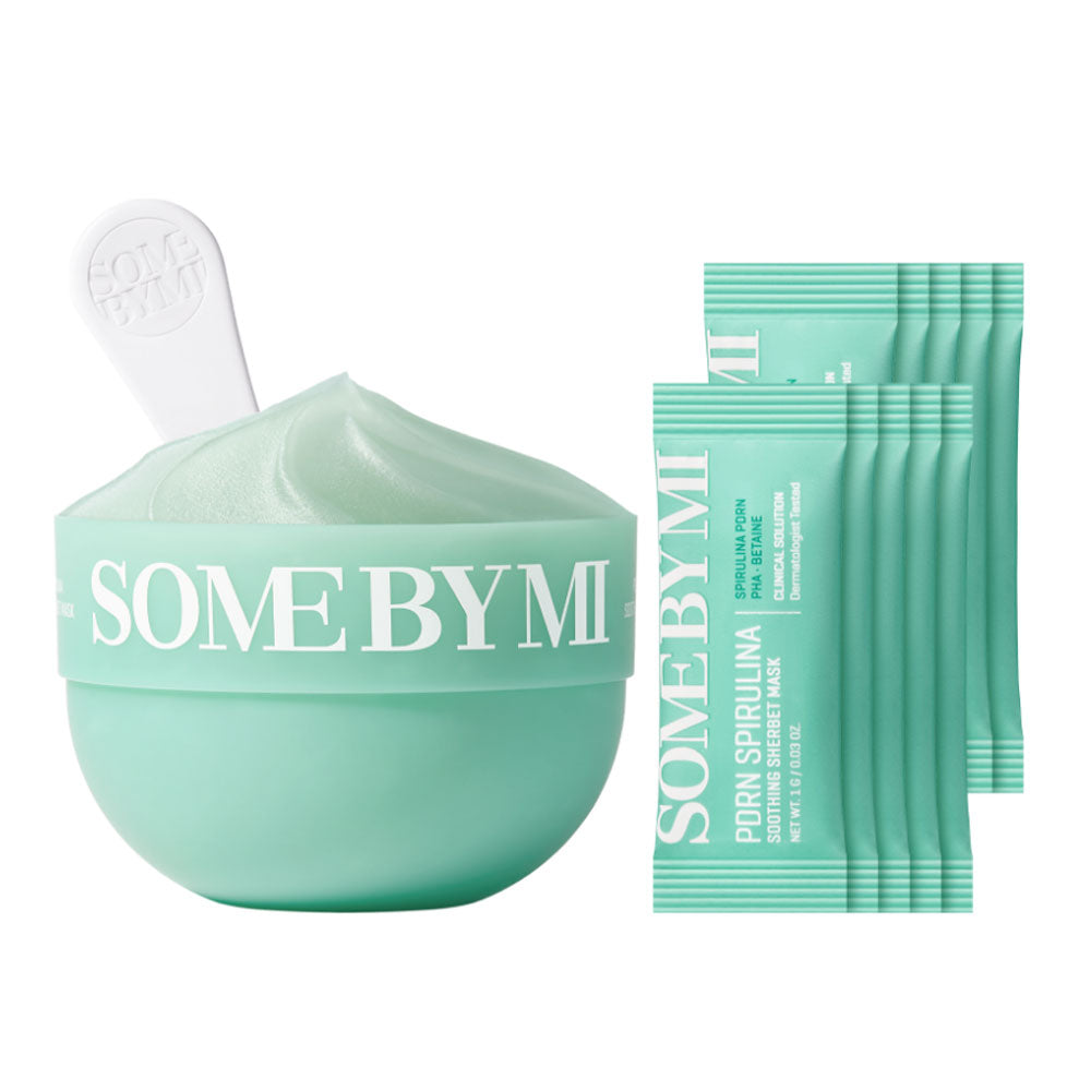 SOME BY MI PDRN Spirulina Soothing Sherbet Mask - Peaches&Creme Shop Korean Skincare Malta