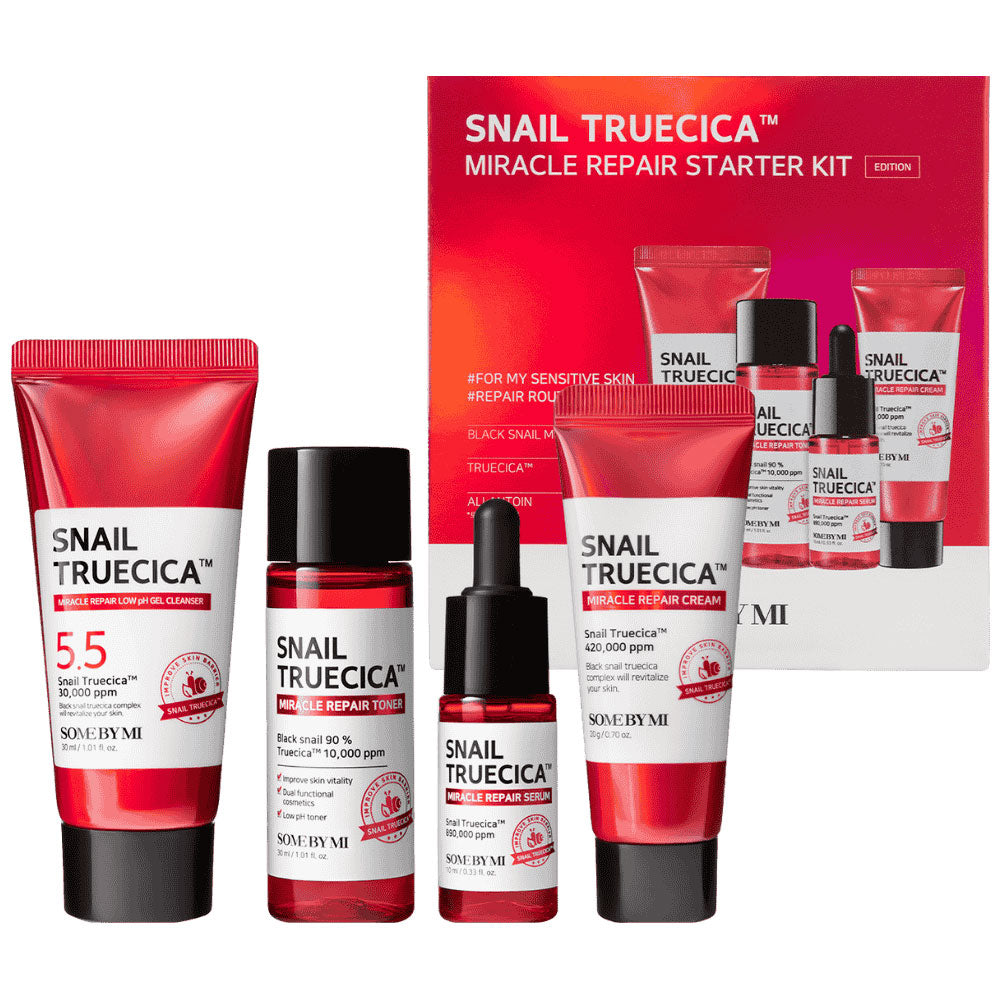Some by Mi Snail Truecica Miracle Repair Starter Kit - Peaches&Creme Shop Korean Skincare Malta
