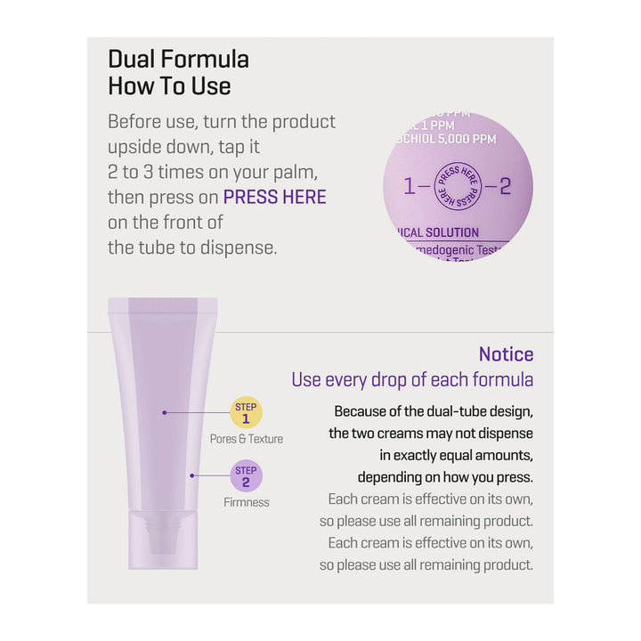 SOME BY MI Retinol Bakuchiol Dual Cream - Peaches&Creme Shop Korean Skincare Malta