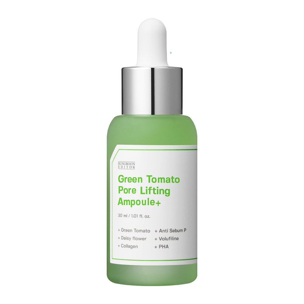 SUNGBOON EDITOR Green Tomato Pore Lifting Ampoule+ - Peaches&Creme Shop Korean Skincare Malta