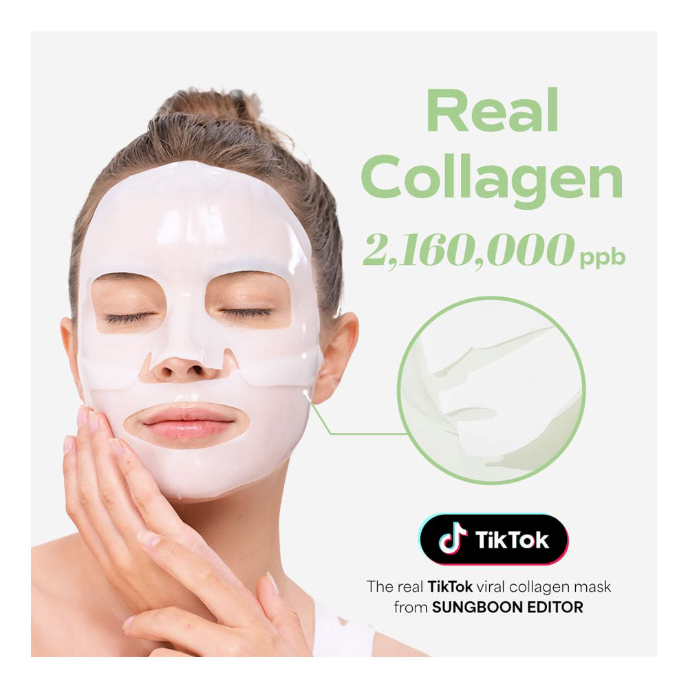 SUNGBOON EDITOR Deep Collagen Cica Teatree Soothing Mask - Peaches&Creme Shop Korean Skincare Malta