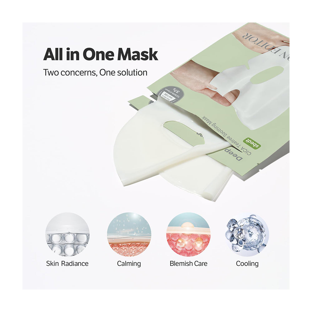 SUNGBOON EDITOR Deep Collagen Cica Teatree Soothing Mask - Peaches&amp;Creme Shop Korean Skincare Malta