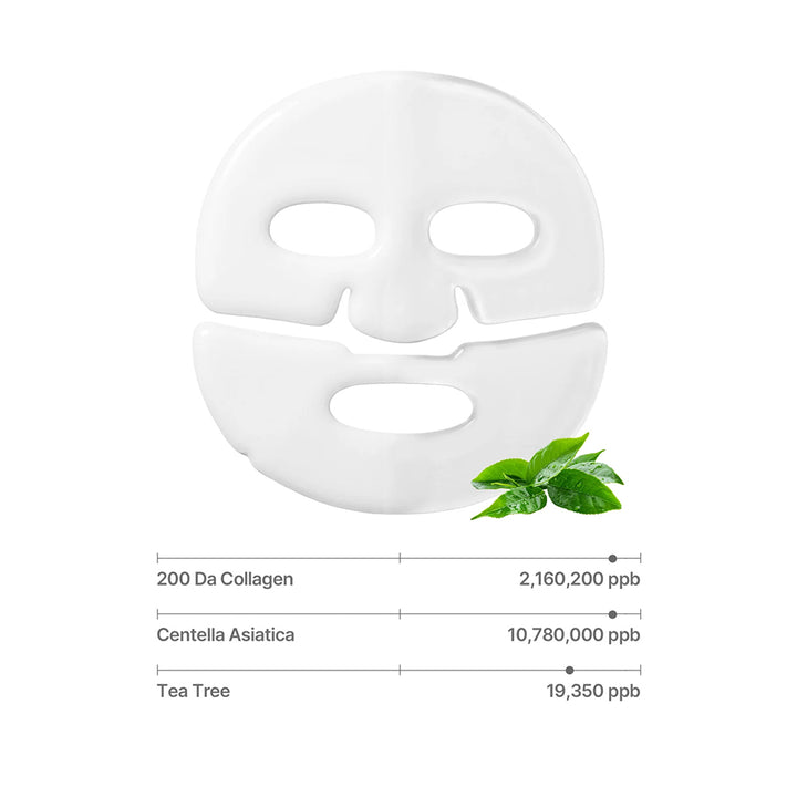 SUNGBOON EDITOR Deep Collagen Cica Teatree Soothing Mask - Peaches&amp;Creme Shop Korean Skincare Malta