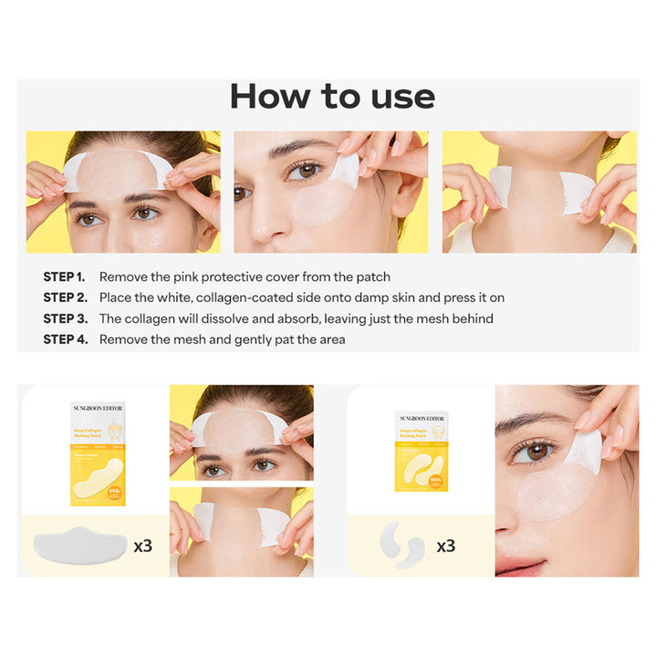 SUNGBOON EDITOR Deep Collagen Melting Patch - Peaches&Creme Shop Korean Skincare Malta