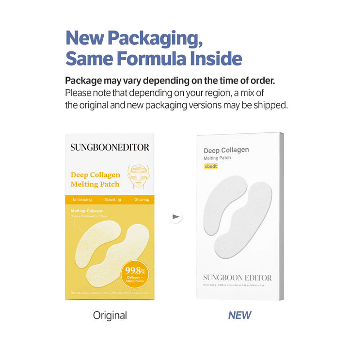SUNGBOON EDITOR Deep Collagen Melting Patch - Peaches&Creme Shop Korean Skincare Malta