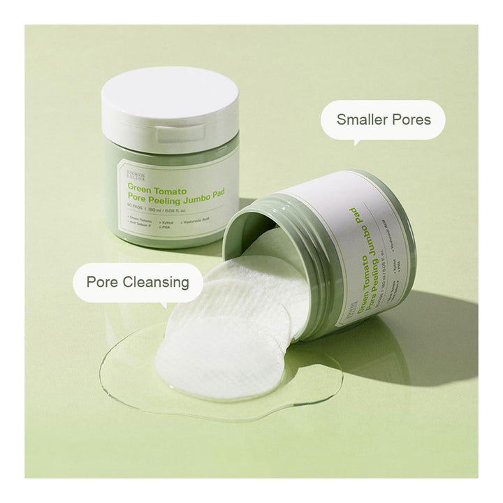 SUNGBOON EDITOR Green Tomato Pore Peeling Jumbo Pad - Peaches&Creme Shop Korean Skincare Malta