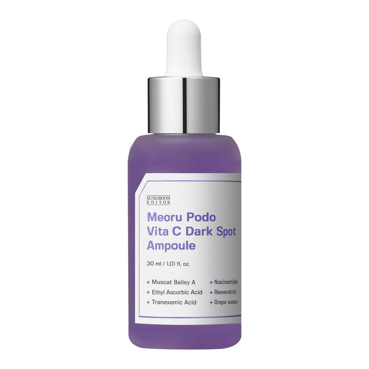 SUNGBOON EDITOR Meoru Podo Vita C Dark Spot Ampoule - Peaches&Creme Shop Korean Skincare Malta