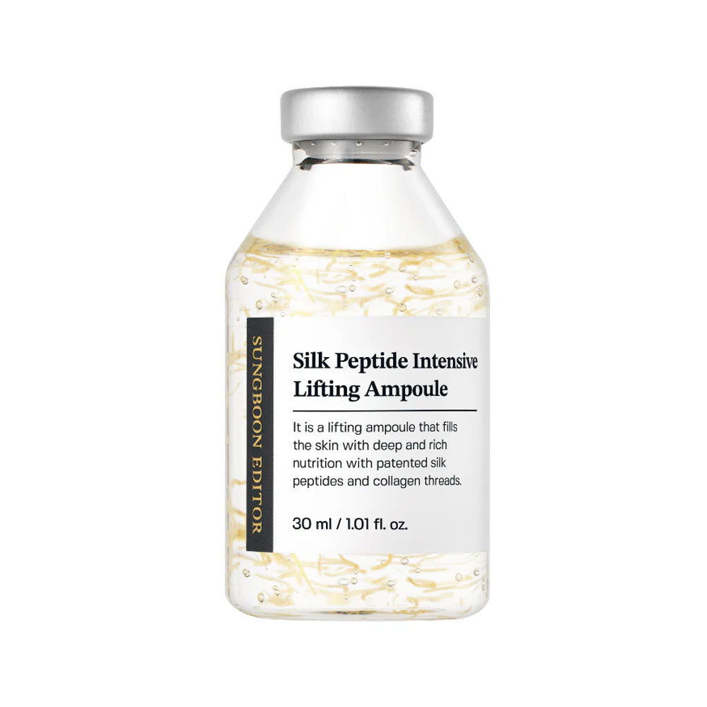 SUNGBOON EDITOR Silk Peptide Intensive Lifting Ampoule - Peaches&Creme Shop Korean Skincare Malta