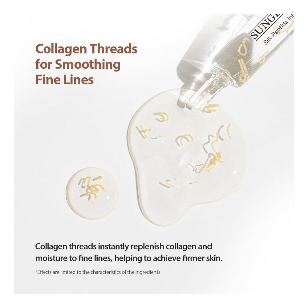 SUNGBOON EDITOR Silk Peptide Intensive Lifting Ampoule - Peaches&Creme Shop Korean Skincare Malta