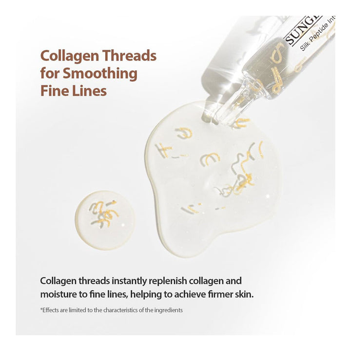 SUNGBOON EDITOR Silk Peptide Intensive Lifting Ampoule - Peaches&Creme Shop Korean Skincare Malta