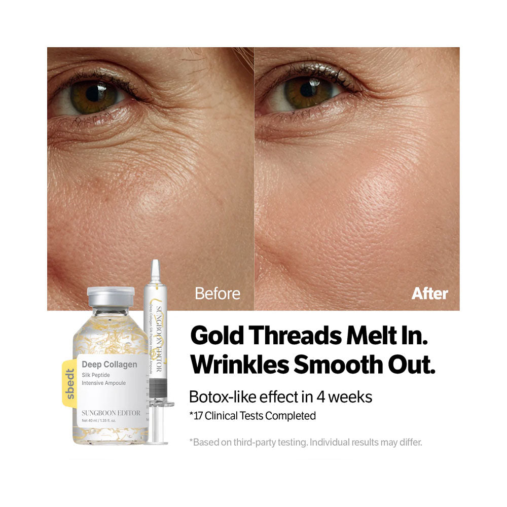 SUNGBOON EDITOR Deep Collagen Silk Peptide Ampoule - Peaches&Creme Korean Skincare Malta