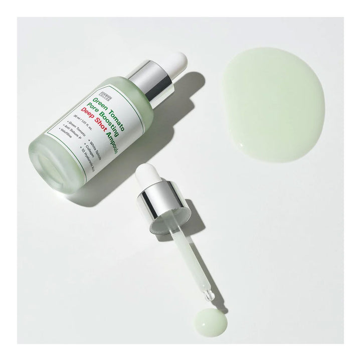 SUNGBOON EDITOR Green Tomato Pore Boosting Deep Shot Ampoule - Peaches&Creme Shop Korean Skincare Malta