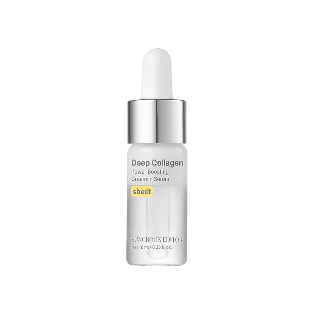 Sbedt Deep Collagen serum bottle on a white background