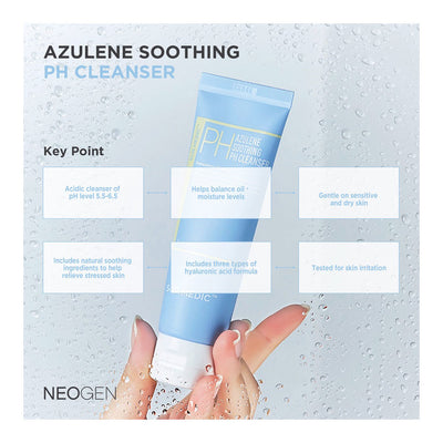 SUR.MEDIC Azulene Soothing PH Cleanser - Peaches&Creme Shop Korean Skincare Malta