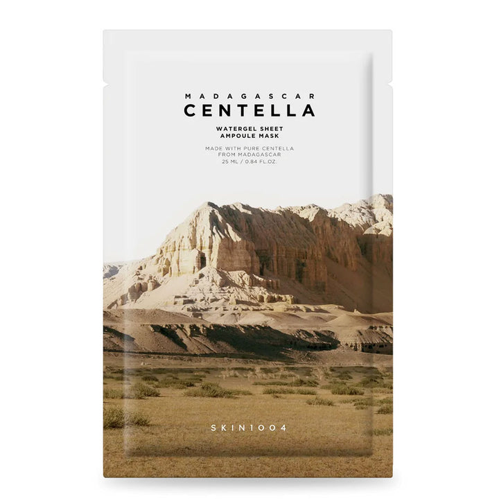Skin1004 Madagascar Centella Watergel Sheet Ampoule Mask - Peaches&Creme Shop Korean Skincare Malta