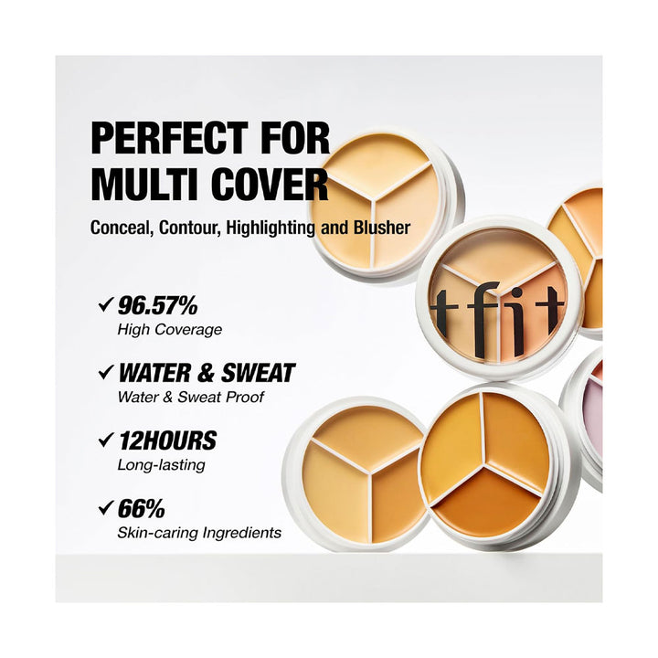 TFIT Cover Up Pro Concealer - Peaches&Creme Korean Shop Skincare Malta