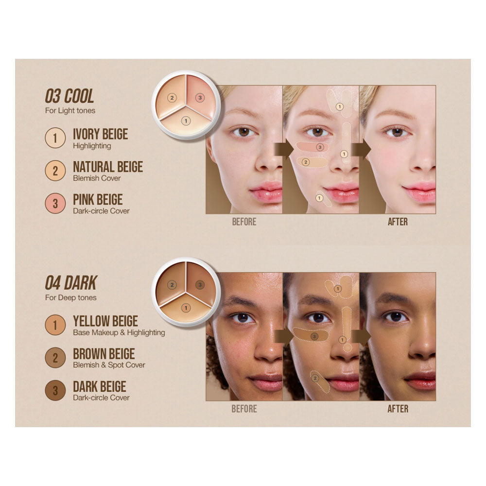 TFIT Cover Up Pro Concealer - Peaches&Creme Korean Shop Skincare Malta