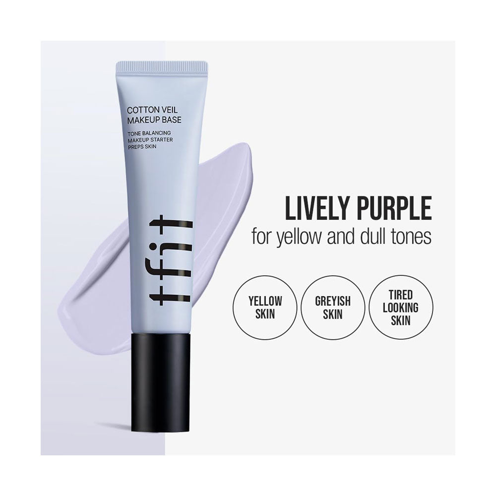 TFIT Cotton Veil Makeup Base - Peaches&Creme Shop Korean Skincare Malta