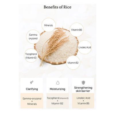 Thank You Farmer Rice Pure Gel and Cream - Peaches&Creme Shop Korean Skincare Malta