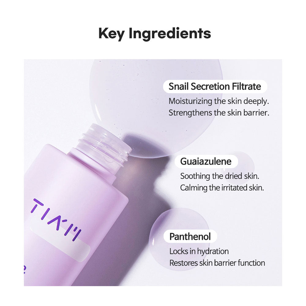 TIA'M Snail & Azulene Water Essence - Peaches&Creme Shop Korean Skincare Malta